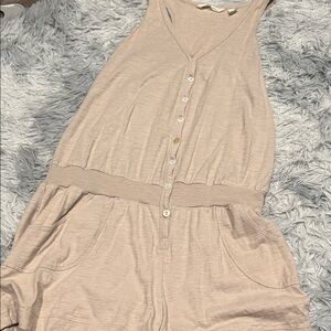 Button down romper